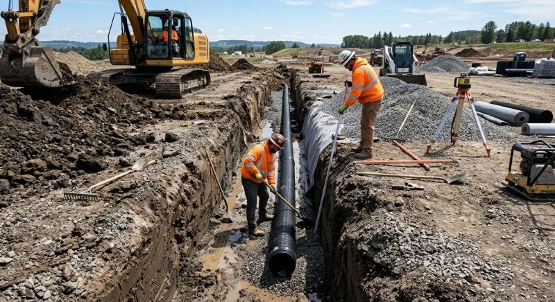 Drain Trenching in Atlanta, GA
