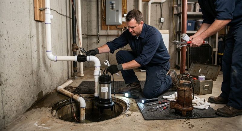 Drainage Pump Installation in Providence, RI