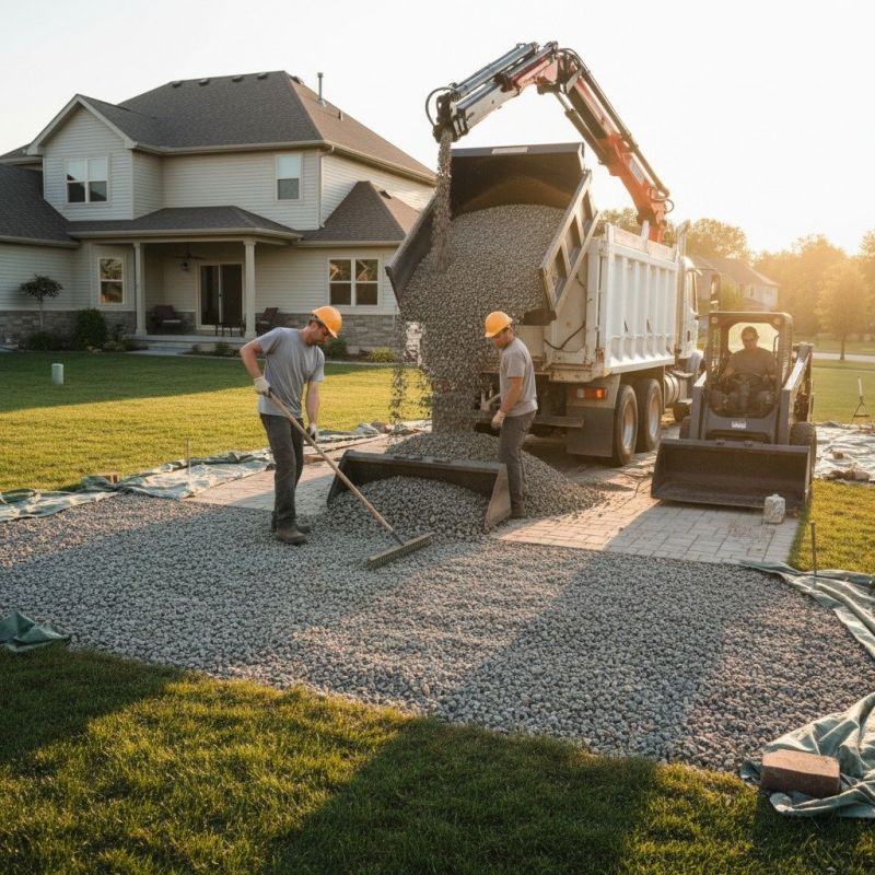 Gravel Laying in Calvert County, MD