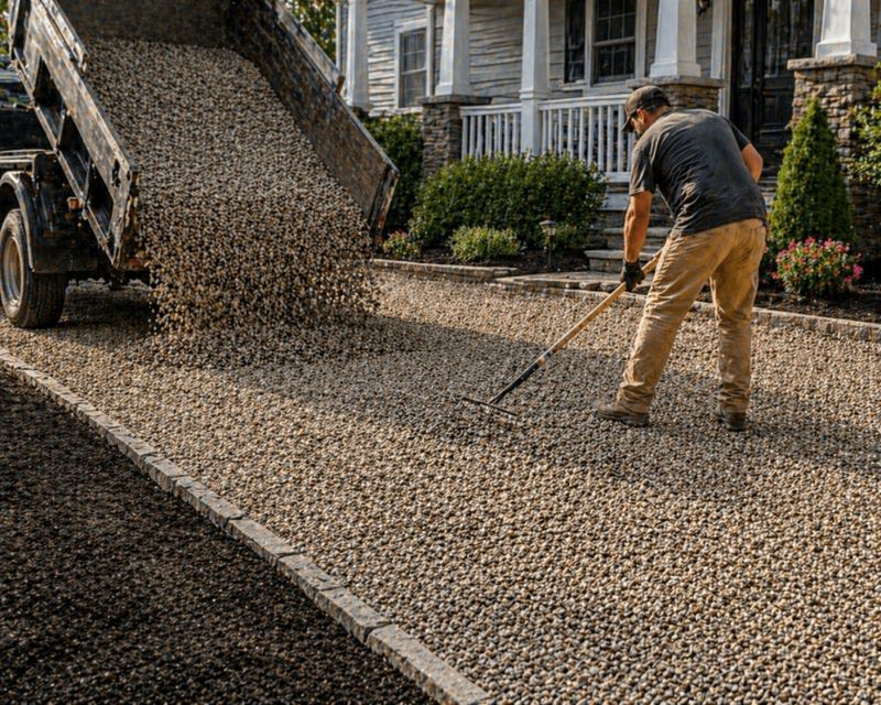 Gravel Pouring in Calvert County, MD