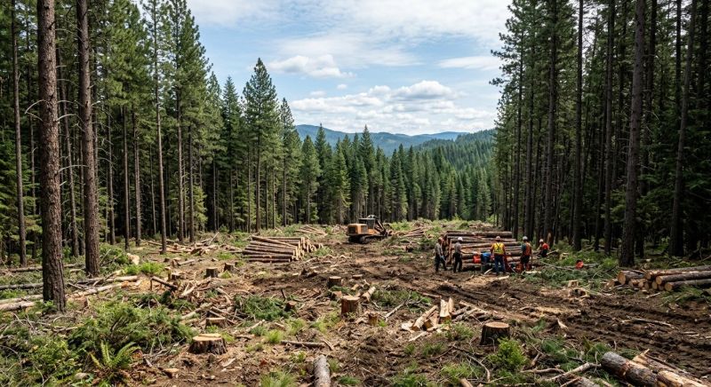 Pine Tree Clearing in Salt Lake City, UT