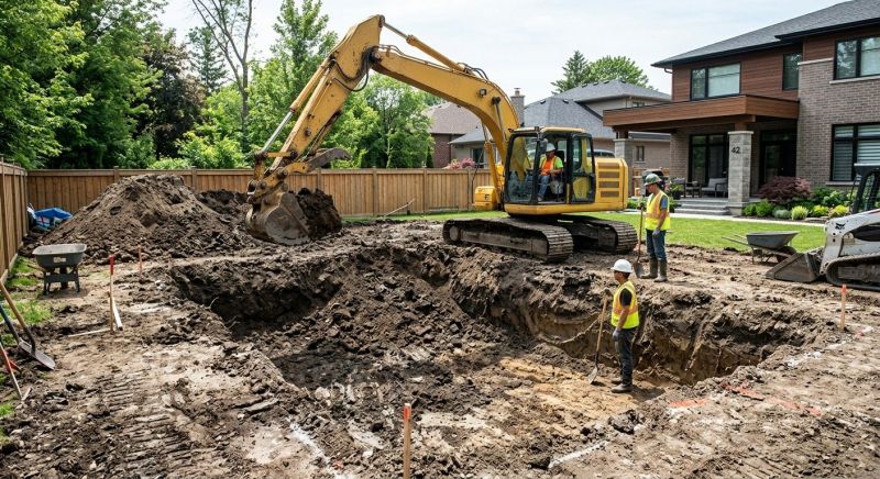 Pool Excavation in Houston, TX
