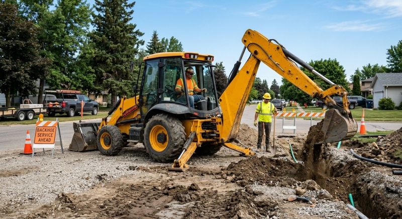 Backhoe Service in Houston, TX