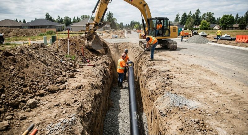 Backhoe Trenching in Salt Lake City, UT