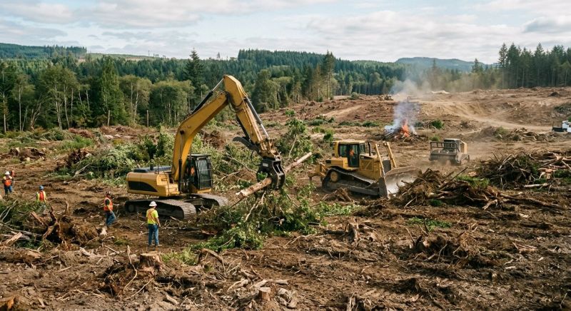 Commercial Land Clearing in Houston, TX