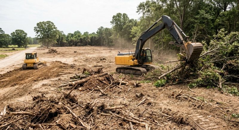Commercial Land Preparation in Katy, TX