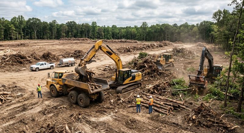 Commercial Lot Clearing in Houston, TX
