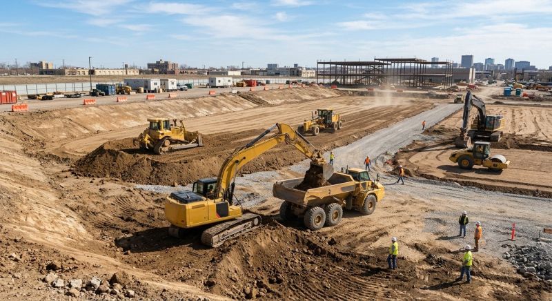 Commercial Site Preparation in Houston, TX
