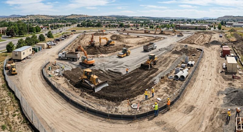 Commercial Site Preparation in Katy, TX