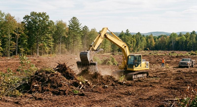 Construction Site Land Clearing in Houston, TX