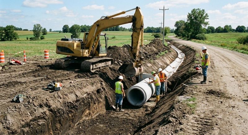 Drainage Ditch Excavation in Atlanta, GA