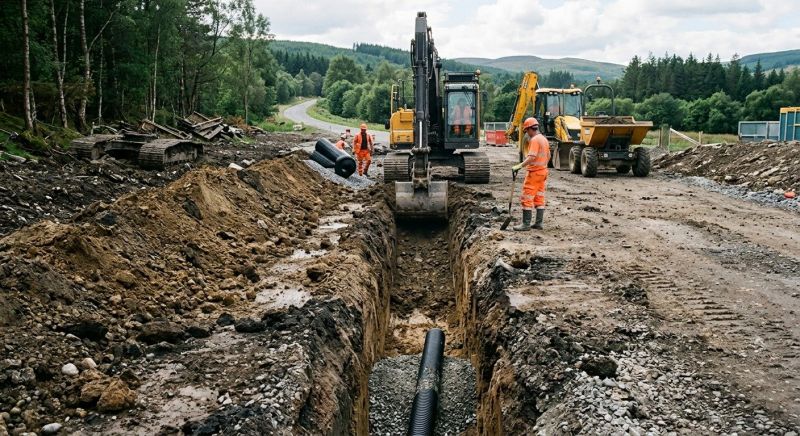 Drainage Ditch Excavation in Salt Lake City, UT
