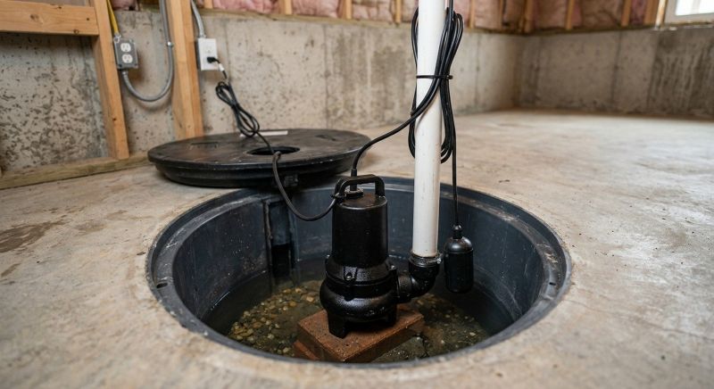 Drainage Pump Installation in Warwick, RI