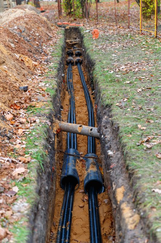 Electrical Line Trenching in Houston, TX