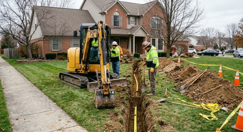 Gas Line Excavation in Houston, TX