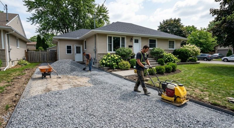 Gravel Parking Installation in Calvert County, MD