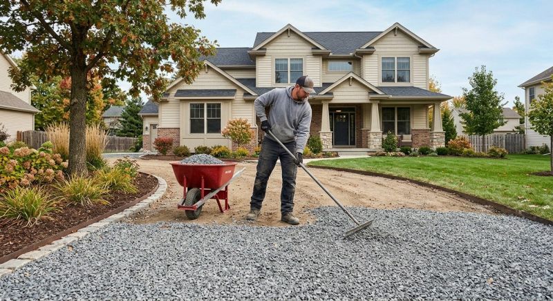 Gravel Pouring in Waldorf, MD