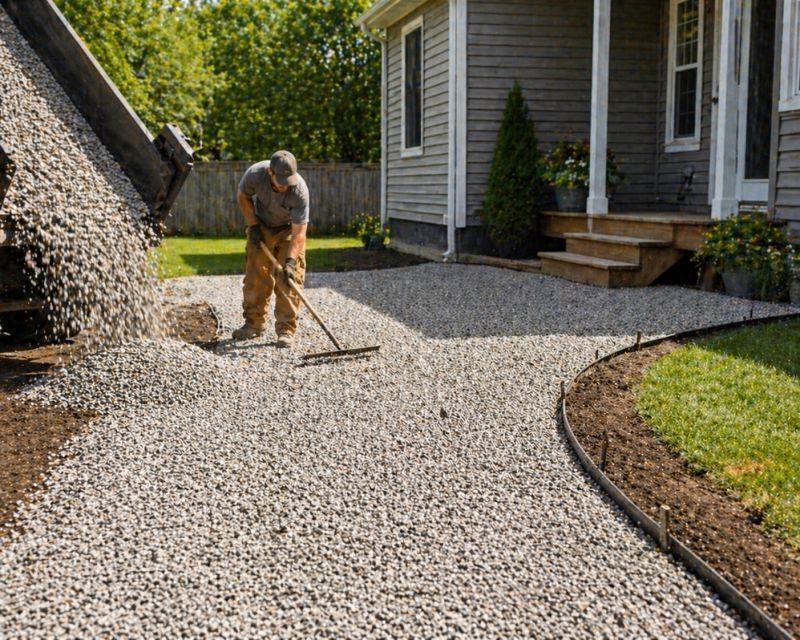 Gravel Spreading in Waldorf, MD