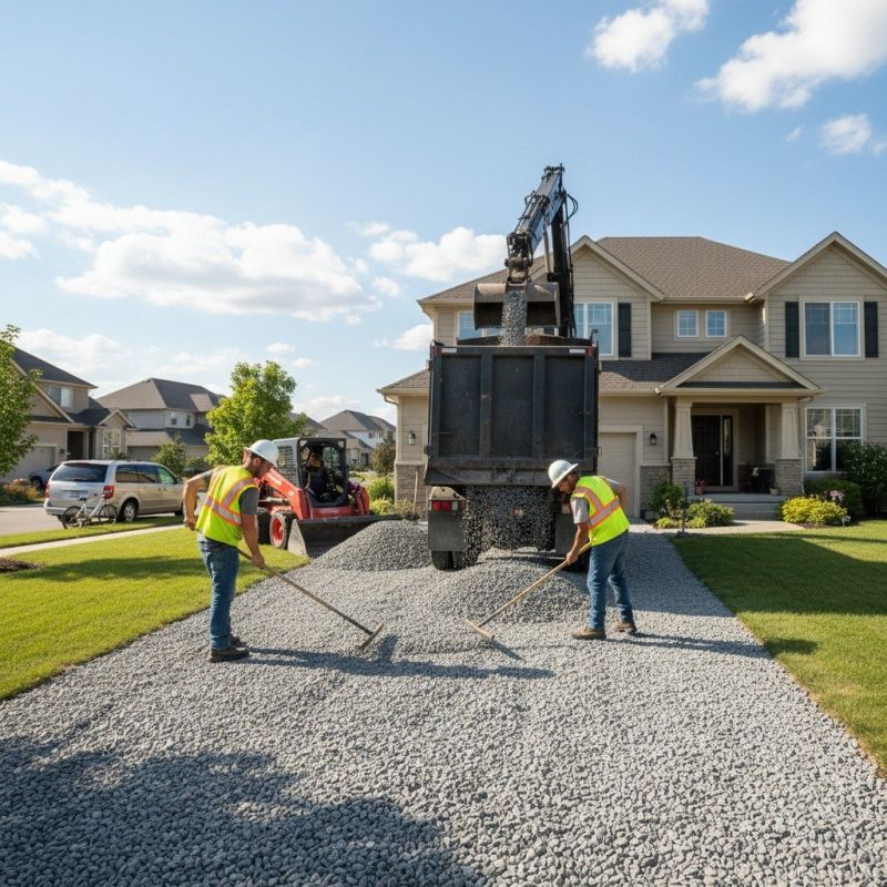 Gravel Spreading in Calvert County, MD