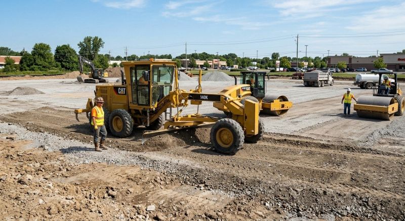 Parking Lot Leveling in Conroe, TX