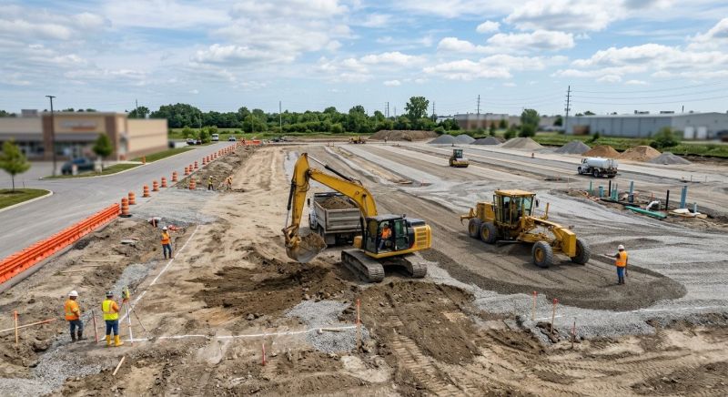 Parking Lot Site Preparation in Atlanta, GA