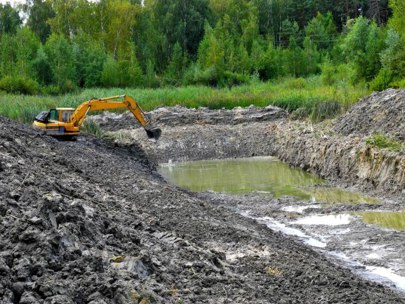 Pond Excavation in Salt Lake City, UT