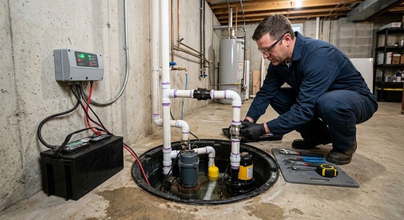 Sump Pump Plumbing in Framingham, MA